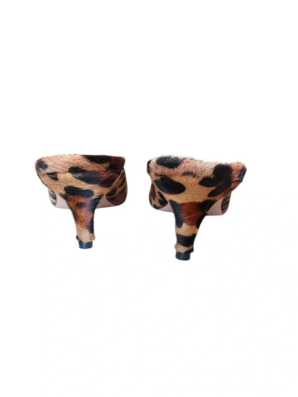 J. Crew Sophia Kitten Heels in Leopard Calf Hair 7.5 - Picture 5 of 9